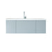 Laviva Vitri Fossil Grey Bathroom Vanity With Matte White Viva Stone Solid Surface Countertop - Laviva - Ambient Home