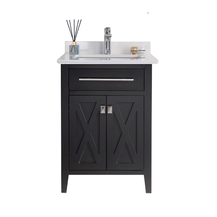 Laviva Wimbledon 24" Espresso Bathroom Vanity With Countertop - Laviva - Ambient Home