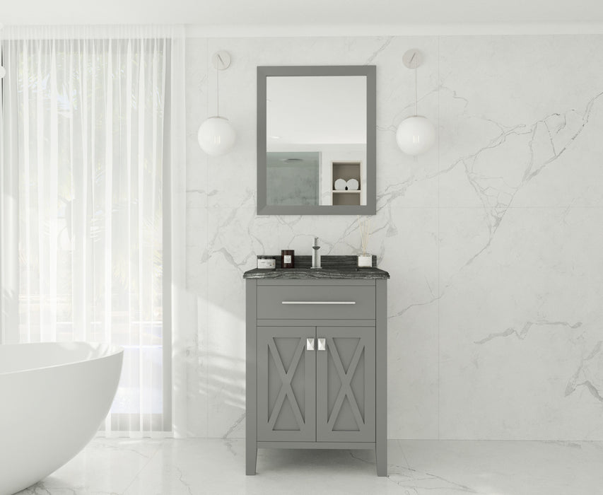Laviva Wimbledon 24" Grey Bathroom Vanity With Countertop - Laviva - Ambient Home