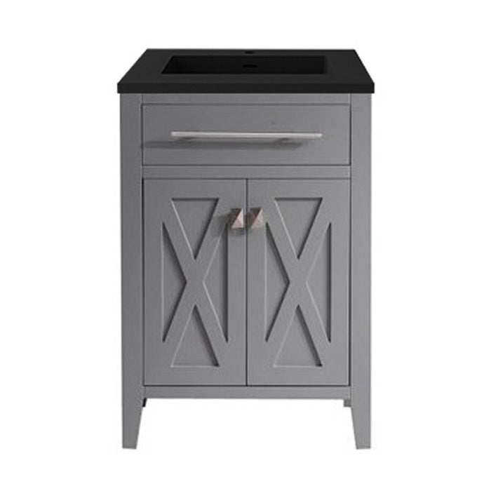 Laviva Wimbledon 24" Grey Bathroom Vanity With Countertop - Laviva - Ambient Home