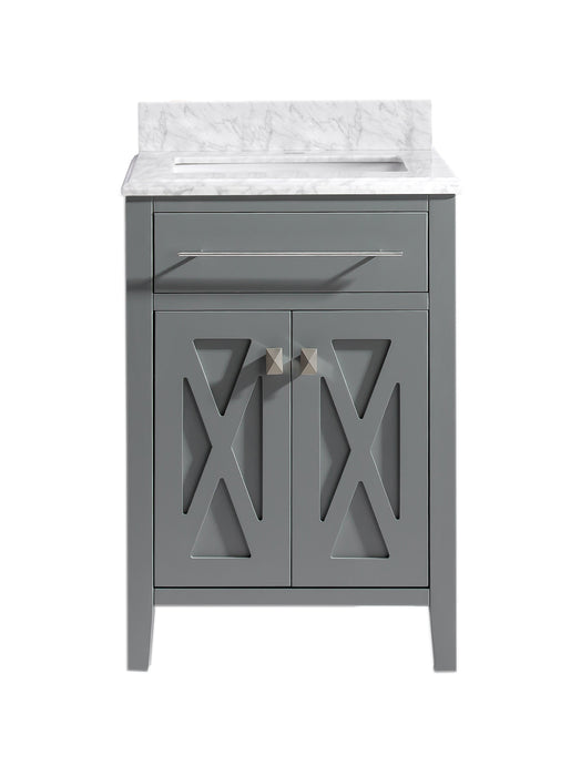 Laviva Wimbledon 24" Grey Bathroom Vanity With Countertop - Laviva - Ambient Home