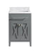 Laviva Wimbledon 24" Grey Bathroom Vanity With Countertop - Laviva - Ambient Home