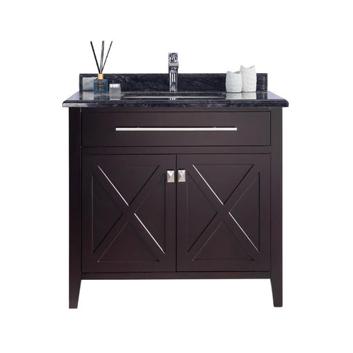 Laviva Wimbledon 36" Brown Bathroom Vanity With Countertop - Laviva - Ambient Home