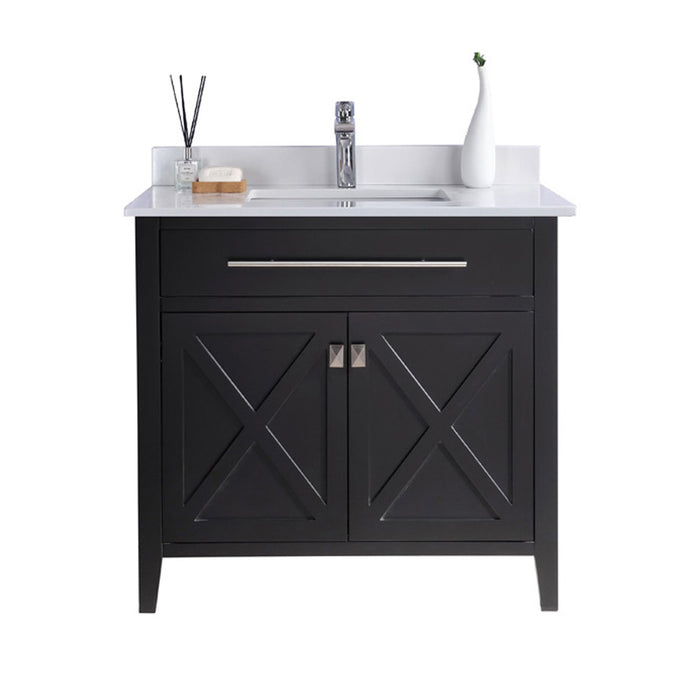 Laviva Wimbledon 36" Espresso Bathroom Vanity With Countertop - Laviva - Ambient Home