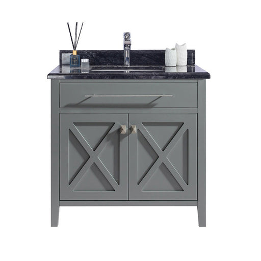 Laviva Wimbledon 36" Grey Bathroom Vanity With Countertop - Laviva - Ambient Home