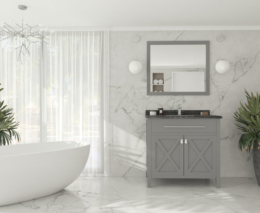 Laviva Wimbledon 36" Grey Bathroom Vanity With Countertop - Laviva - Ambient Home