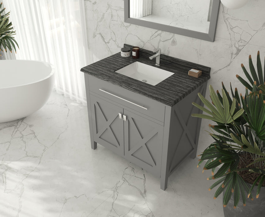 Laviva Wimbledon 36" Grey Bathroom Vanity With Countertop - Laviva - Ambient Home