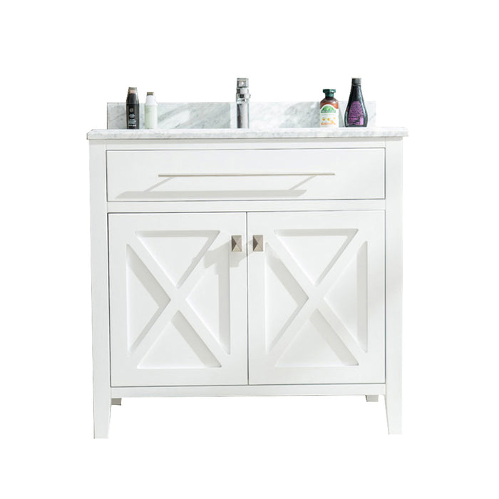 Laviva Wimbledon 36" White Bathroom Vanity With Countertop - Laviva - Ambient Home