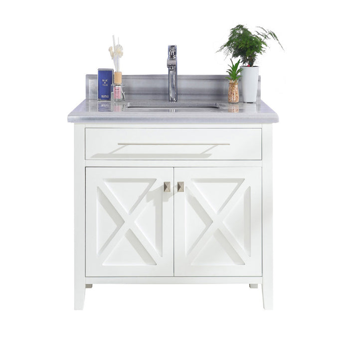 Laviva Wimbledon 36" White Bathroom Vanity With Countertop - Laviva - Ambient Home