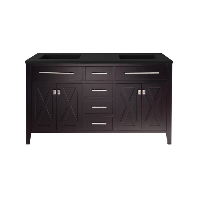 Laviva Wimbledon 60" Brown Bathroom Vanity With Countertop - Laviva - Ambient Home