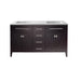 Laviva Wimbledon 60" Brown Bathroom Vanity With Countertop - Laviva - Ambient Home