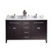 Laviva Wimbledon 60" Brown Bathroom Vanity With Countertop - Laviva - Ambient Home