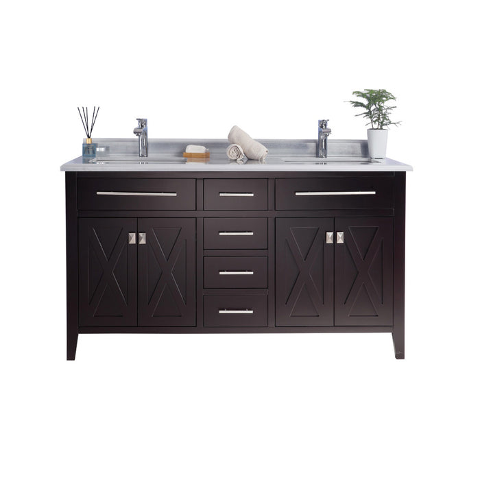 Laviva Wimbledon 60" Brown Bathroom Vanity With Countertop - Laviva - Ambient Home