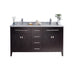 Laviva Wimbledon 60" Brown Bathroom Vanity With Countertop - Laviva - Ambient Home