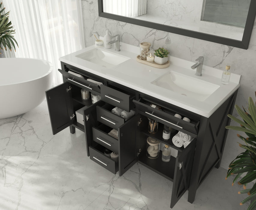 Laviva Wimbledon 60" Espresso Bathroom Vanity With Countertop - Laviva - Ambient Home