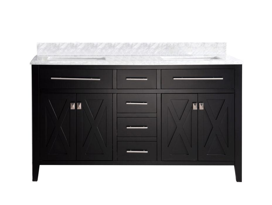 Laviva Wimbledon 60" Espresso Bathroom Vanity With Countertop - Laviva - Ambient Home