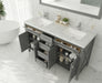 Laviva Wimbledon 60" Grey Bathroom Vanity With Countertop - Laviva - Ambient Home