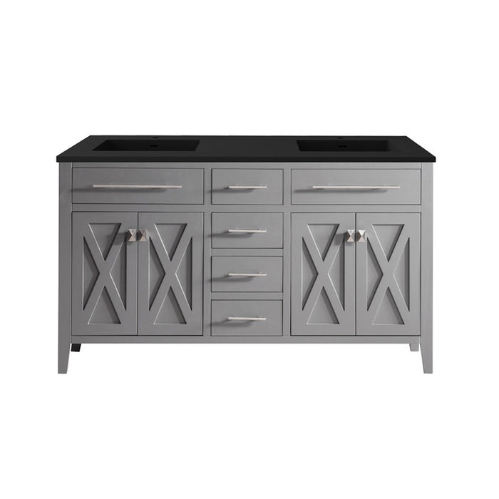 Laviva Wimbledon 60" Grey Bathroom Vanity With Countertop - Laviva - Ambient Home