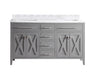 Laviva Wimbledon 60" Grey Bathroom Vanity With Countertop - Laviva - Ambient Home