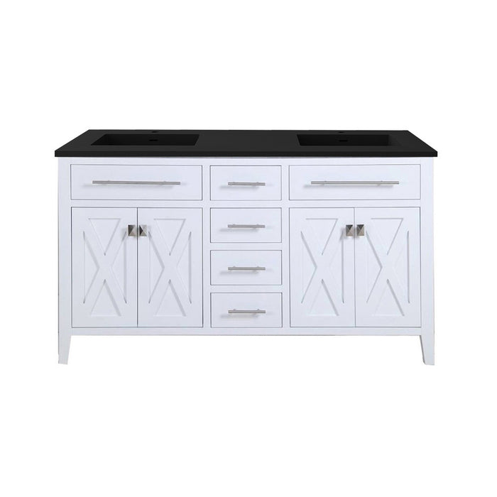 Laviva Wimbledon 60" White Bathroom Vanity With Countertop - Laviva - Ambient Home