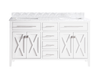 Laviva Wimbledon 60" White Bathroom Vanity With Countertop - Laviva - Ambient Home