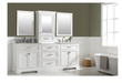 Design Element ML-84MC-WT Milano 84" Double Sink White Bathroom Vanity Modular Set - Design Element - Ambient Home