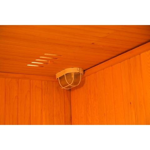 SunRay 4 Person Tiburon Traditional Steam Sauna (HL400SN) (79"H x 69"W x 63"D) - Sunray Saunas - Ambient Home