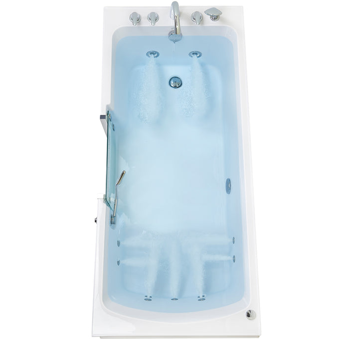 Ella's Bubble Laydown Hydro – Acrylic Walk In Bathtub (32″W x 72″L) - Ella's Bubbles - Ambient Home