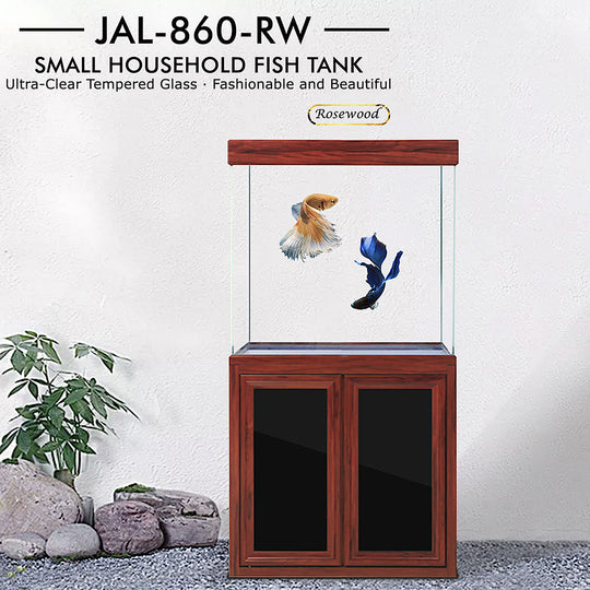 Aqua Dream 50 Gallon Aquarium Redwood [AD-860-RW] - Aquadream - Ambient Home