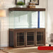 Aqua Dream 175 Gallon Tempered Glass Aquarium Brown Wood [AD-1560-BW] - Aquadream - Ambient Home