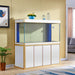 Aqua Dream 250 Gallon Tempered Glass Aquarium White and Gold [AD-1980-WT] - Aquadream - Ambient Home