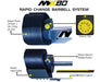 MX Select Adjustable Dumbbells and Adjustable Barbell & EZ Curl Package - MX Select - Ambient Home