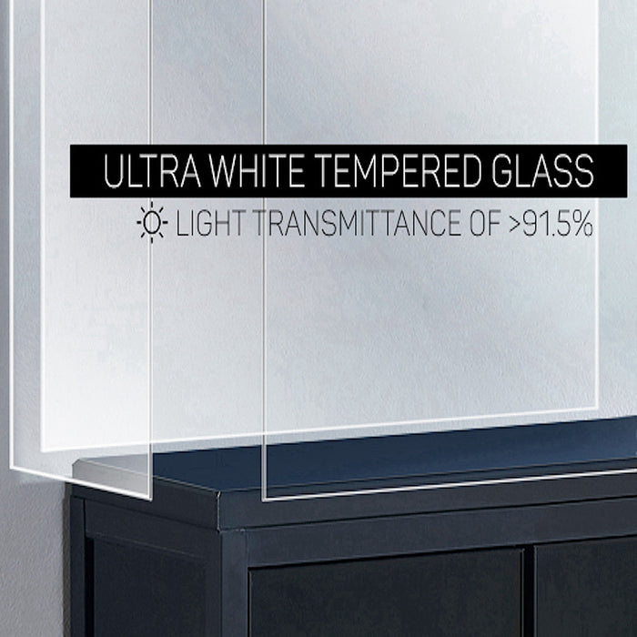 Aqua Dream 100 Gallon Tempered Glass Aquarium Black and Gold [AD-1060-BK] - Aquadream - Ambient Home