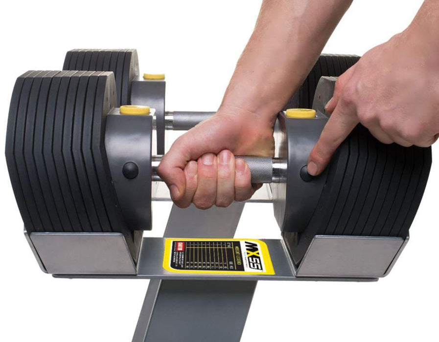 MX Select Adjustable Dumbbells and Adjustable Barbell & EZ Curl Package - MX Select - Ambient Home