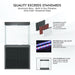 Aqua Dream 50 Gallon Tempered Glass Aquarium Black [AD-860-ABK] - Aquadream - Ambient Home