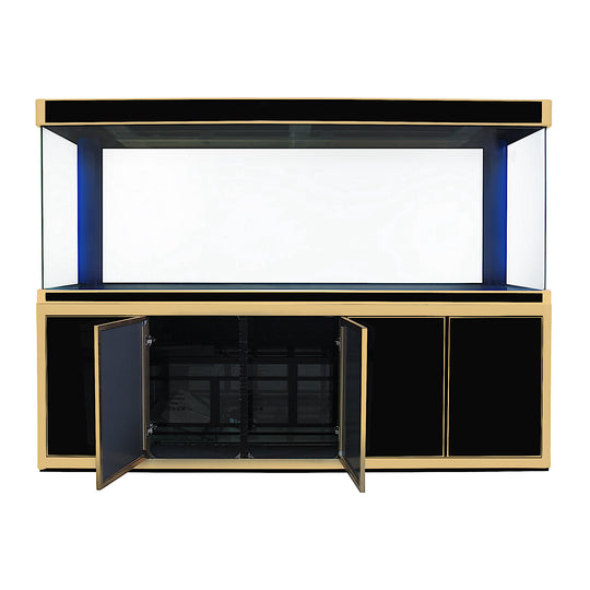 Aqua Dream 400 Gallon Tempered Glass Aquarium Black and Gold [AD-2300-BK] - Aquadream - Ambient Home