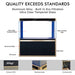 Aqua Dream 220 Gallon Tempered Glass Aquarium Black and Gold [AD-1760-BK] - Aquadream - Ambient Home