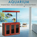 Aqua Dream 175 Gallon Tempered Glass Aquarium Redwood [AD-1560-RW] - Aquadream - Ambient Home