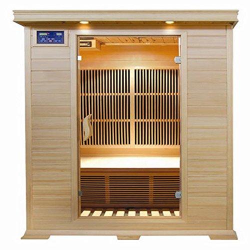 SunRay HL200C Evansport 2 Person Infrared Sauna 47" x 45" x 75" - Sunray Saunas - Ambient Home