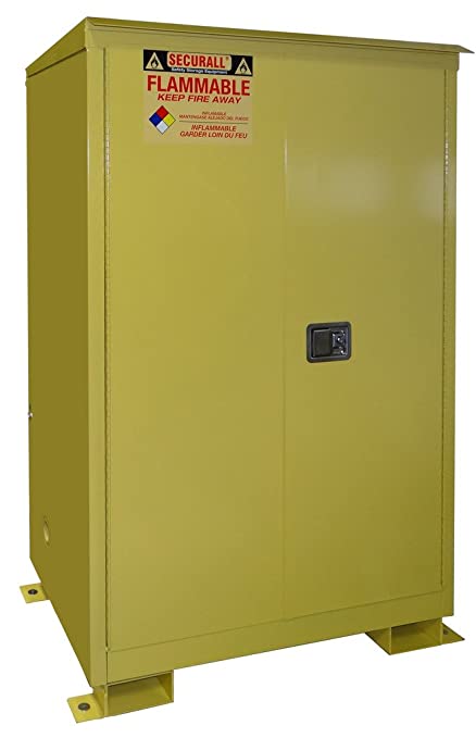 Securall  A190WP1 - Weatherproof Flammable Storage Cabinet - 90 Gal. Self-Latch Standard 2-Door - Securall - Ambient Home