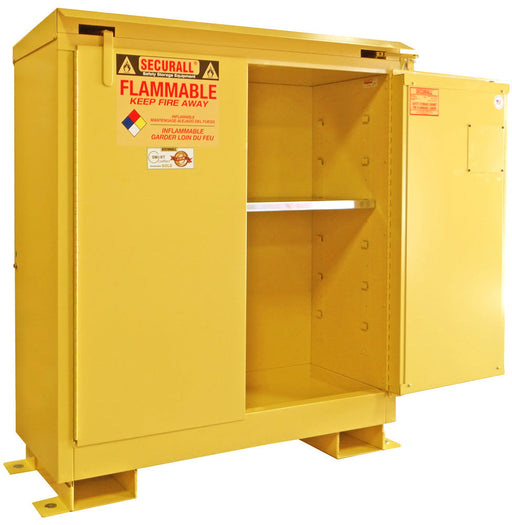 Securall A330WP1 - Weatherproof Flammable Storage Cabinet - 30 Gal. Self-Close, Self-Latch Safe-T-Door - Securall - Ambient Home