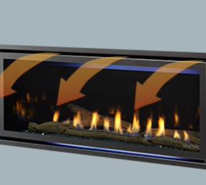 Majestic Jade 42 Inch Linear Direct Vent Gas Fireplace | JADE42 | - Majestic - Ambient Home