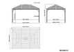 Sojag™ VENTURA II #93D Gazebo Steel Roof - Sojag Gazebo - Ambient Home