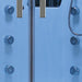 Mesa WS-609P Steam Shower with Jetted Tub-Blue Glass (48"L x 48"W x 85"H) - Mesa - Ambient Home