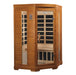 Golden Designs Dynamic "Heming" 2-person corner Low EMF Far Infrared Sauna - Golden Designs - Ambient Home