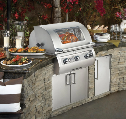 Fire Magic Echelon Diamond E660I 30-Inch Built-In Propane/Natural Gas Grill W/ Magic View Window, Rotisserie, & Digital Thermometer - E660I-8E1P-W/E660I-8E1N-W - Fire Magic - Ambient Home