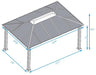 Paragon Outdoor Santa Monica GZ3XLK 11' x 16' Hard Top Gazebo with Mosquito Netting - Paragon Outdoor - Ambient Home