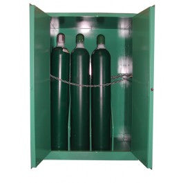 Securall  MG309H - MedGas Full Oxygen Gas Cylinder Storage Cabinet - Stores 9-12 H Cylinders - Securall - Ambient Home