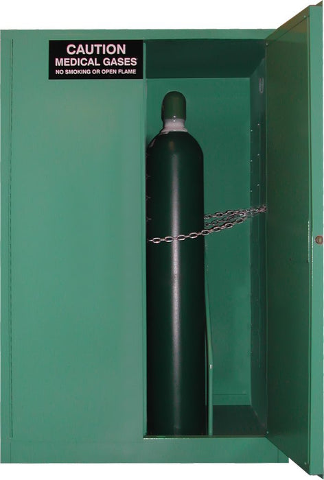 Securall  MG309H - MedGas Full Oxygen Gas Cylinder Storage Cabinet - Stores 9-12 H Cylinders - Securall - Ambient Home