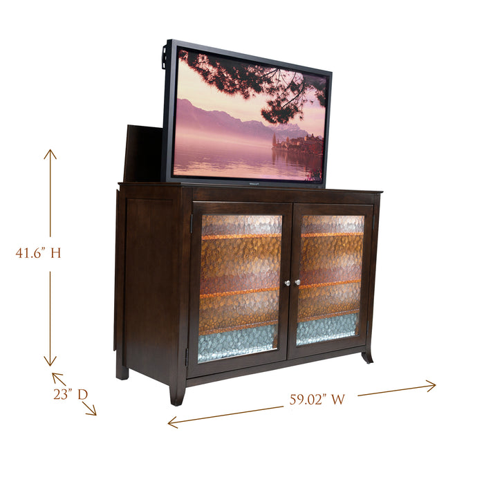 TV Lift Cabinet for 60" Flatscreen TVs - Carmel by Touchstone, Espresso 70065 - Touchstone - Ambient Home